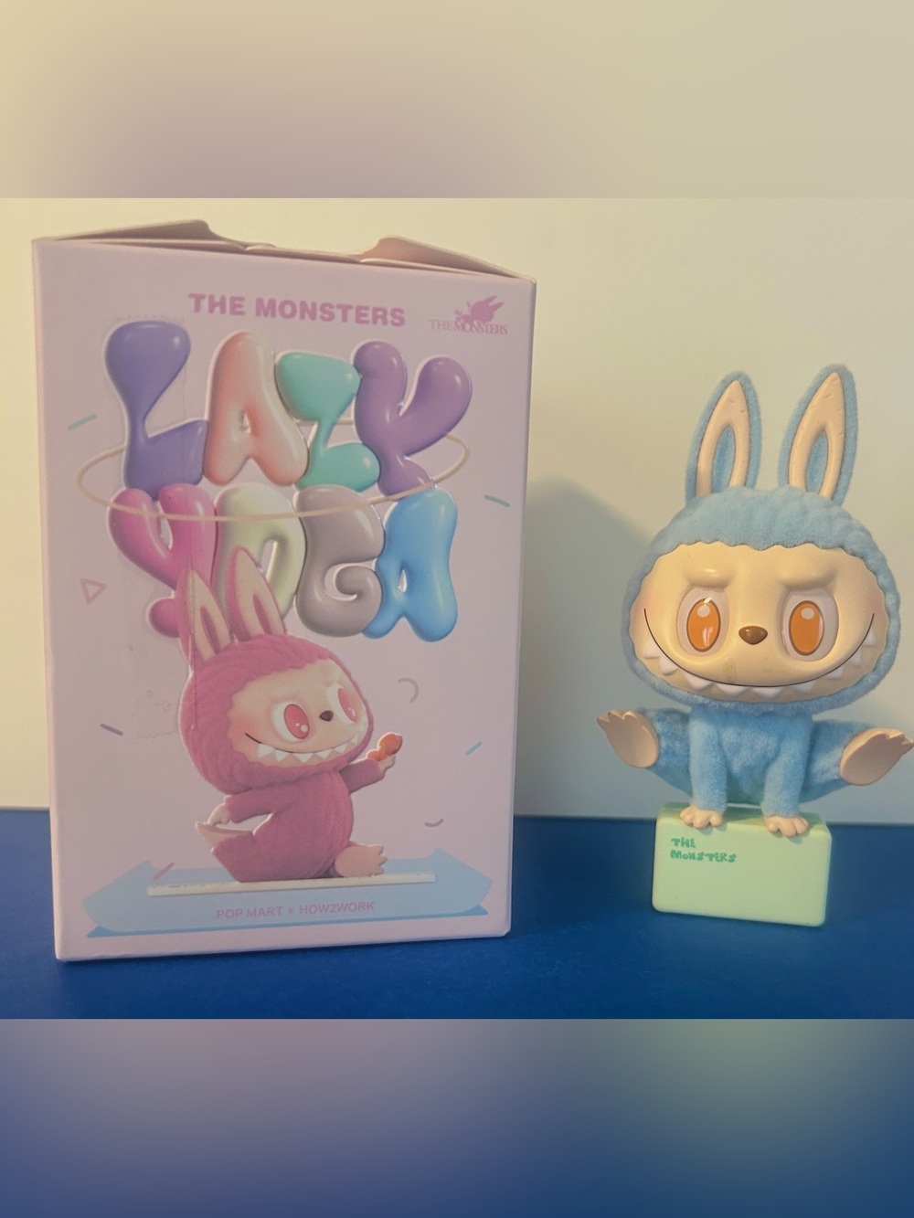 Popmart Labubu • Show Off from Lazy Yoga Series • With Box